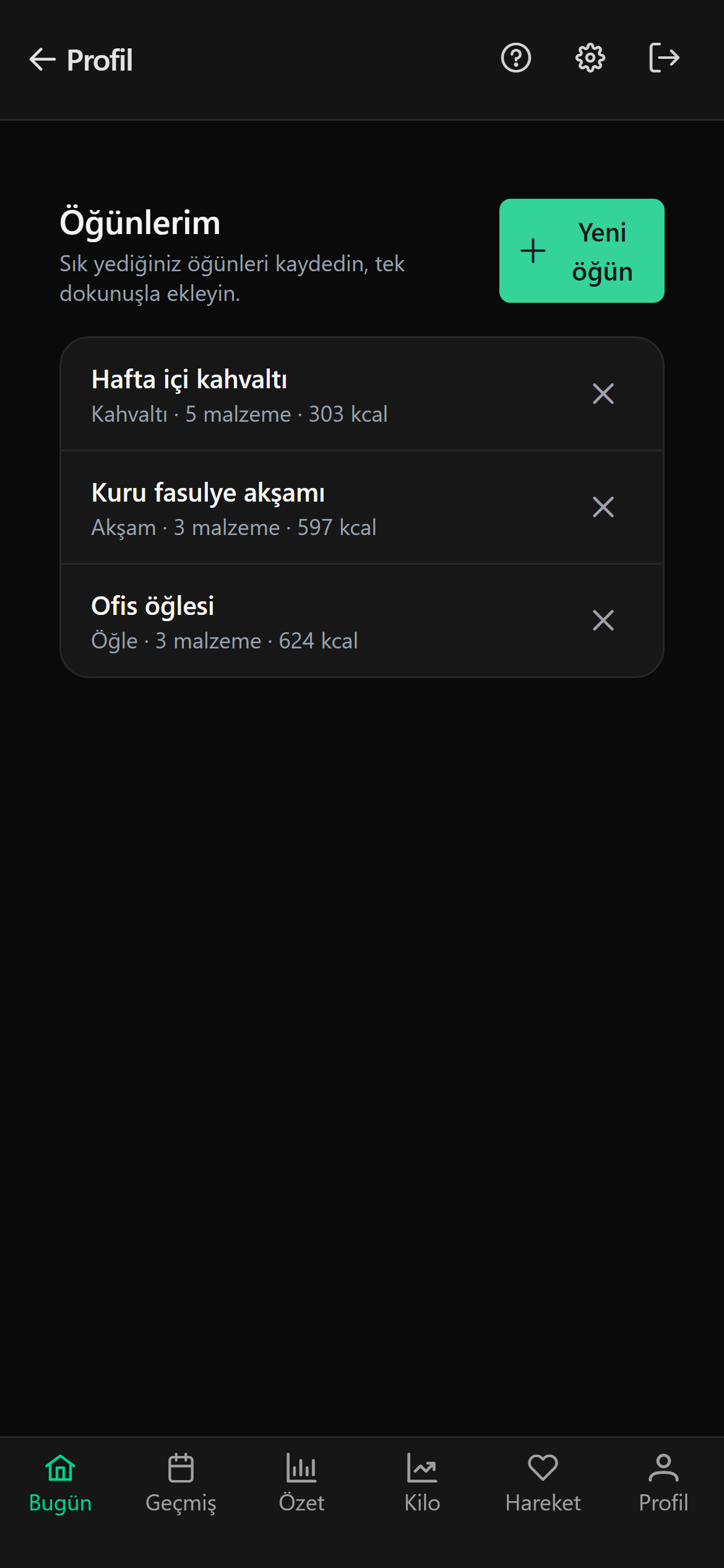 Aynı kahvaltı, sadece üç dokunuşla